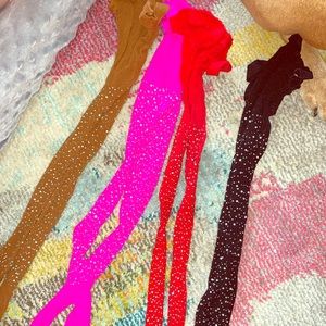 Rhinestone children’s tights